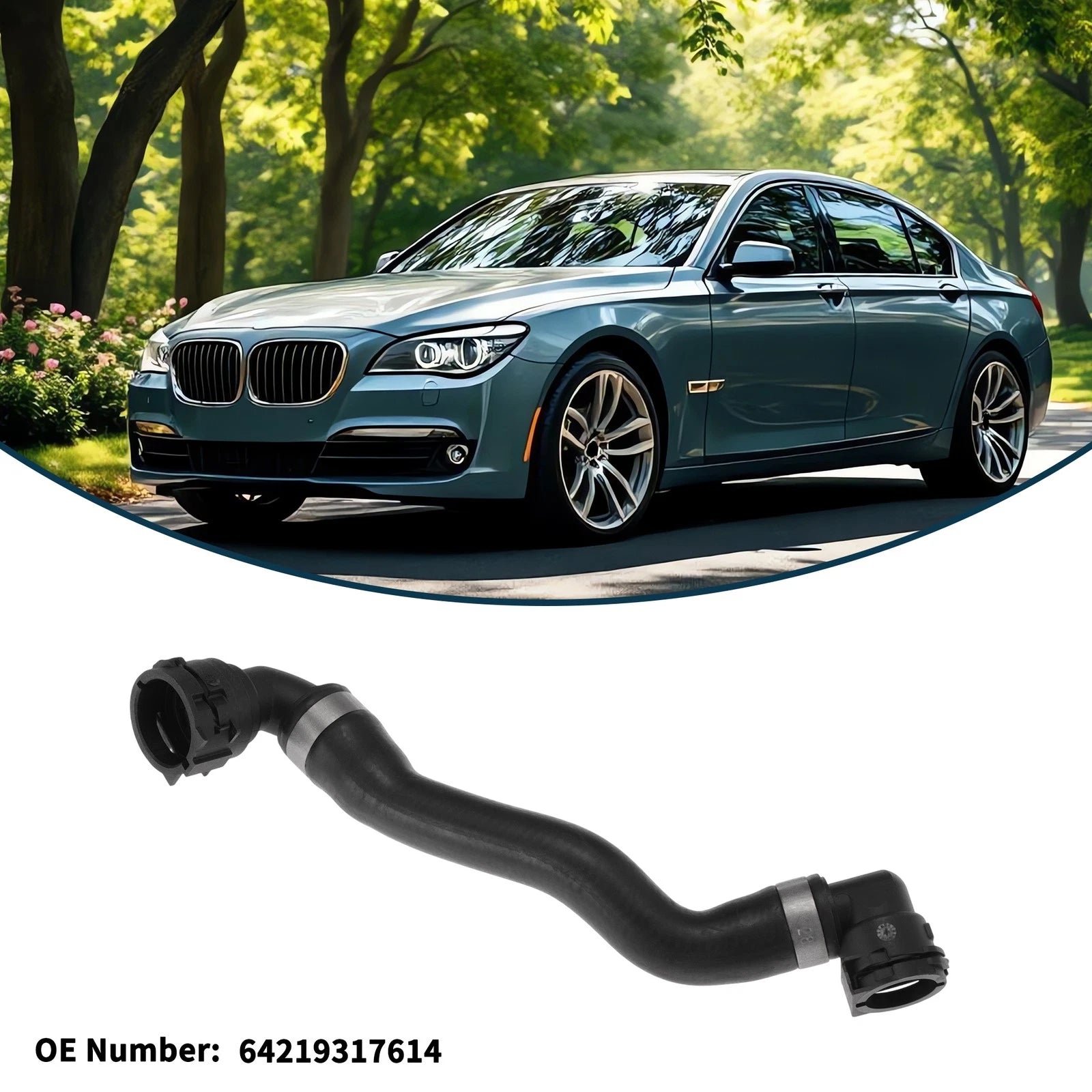 Car Radiator Hose for BMW 6 Grand Turismo (G32) (2018–2020) No.64219317614