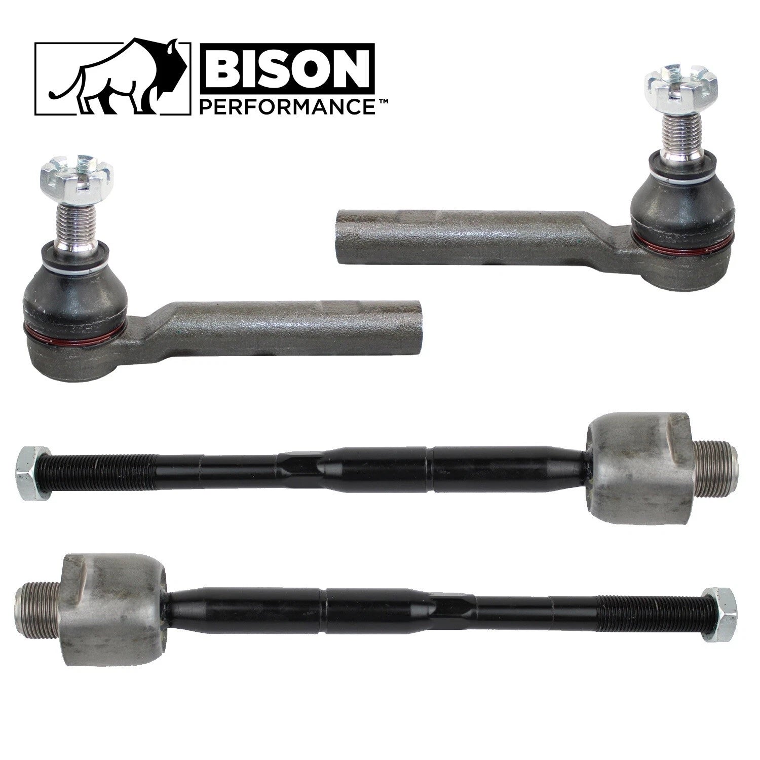 4pc Steering Tie Rod End Kit for Toyota 4Runner GX470 (2003–2009)