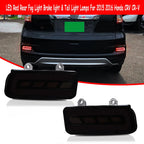 Smoked Rear Fog Lighting Kit for Honda CR-V (2015–2016)