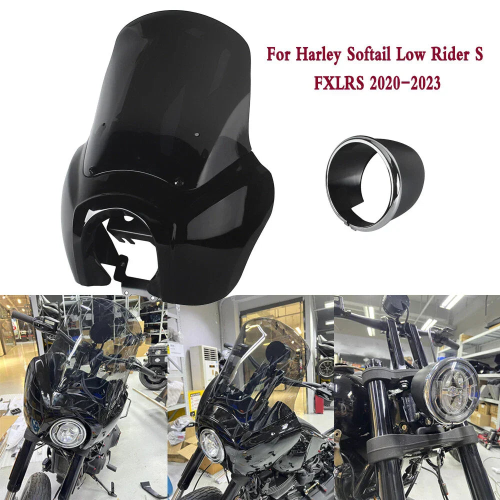 Front Fairing, Windshield & Headlight Cover for Harley Softail FXLRS (2020-2023)