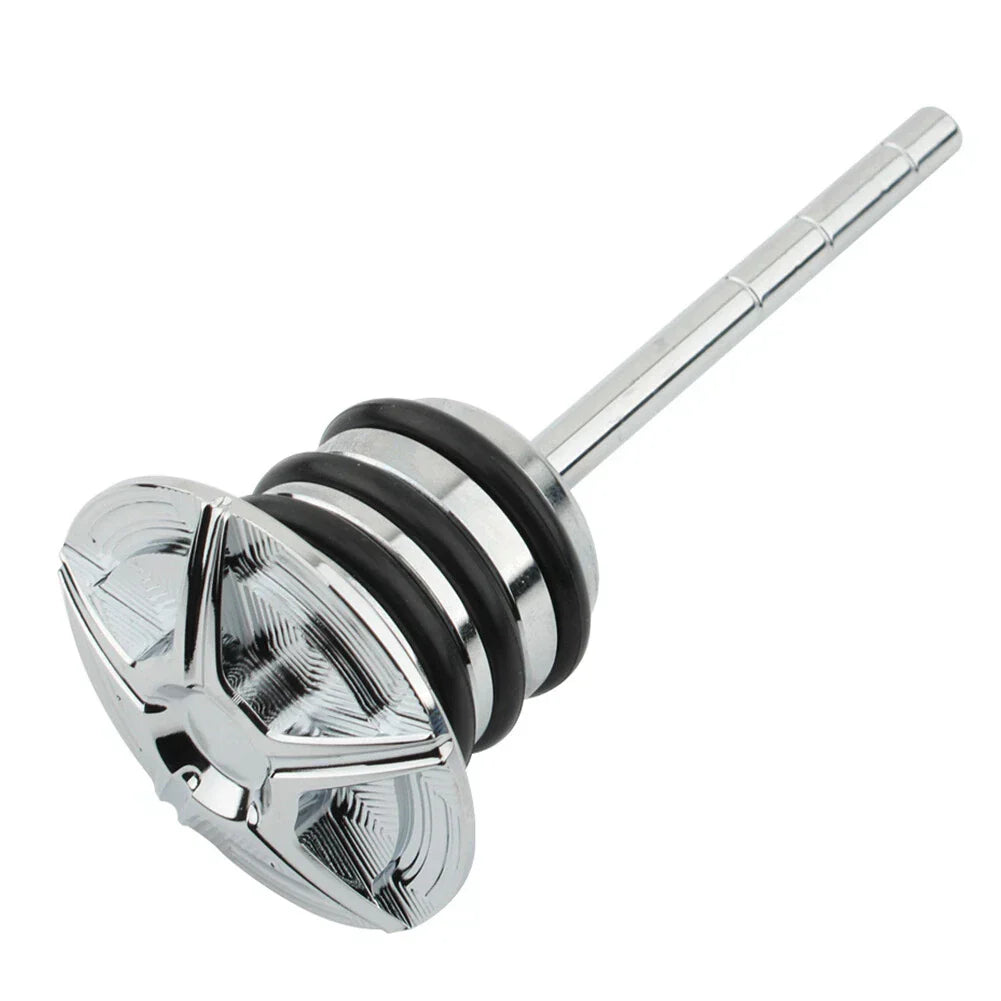 Chrome Oil Dipstick for Harley Softail Fat Boy FLSTF Heritage (2000-2017)