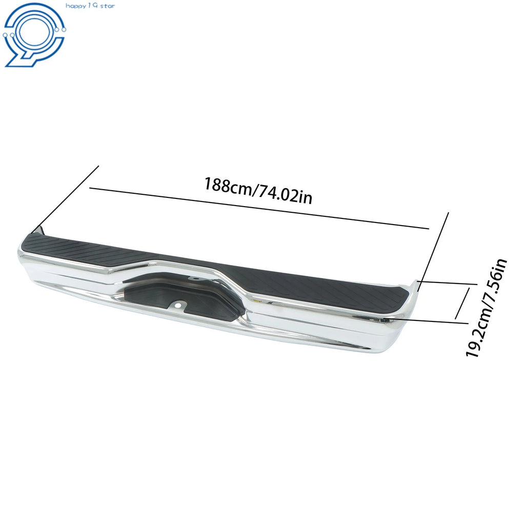 Chrome Step Bumper for Ford Econoline E150 E250 E350 (1992-2014)