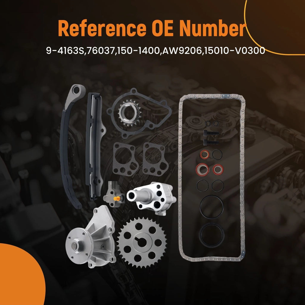 Engine Timing Chain Set for Nissan 240SX 2.4L KA24E (1989–1990) 76037