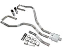 Dual Exhaust Tips for Nissan Titan (2004–2006) 2.5 Inch 1 Chamber Slash Cut