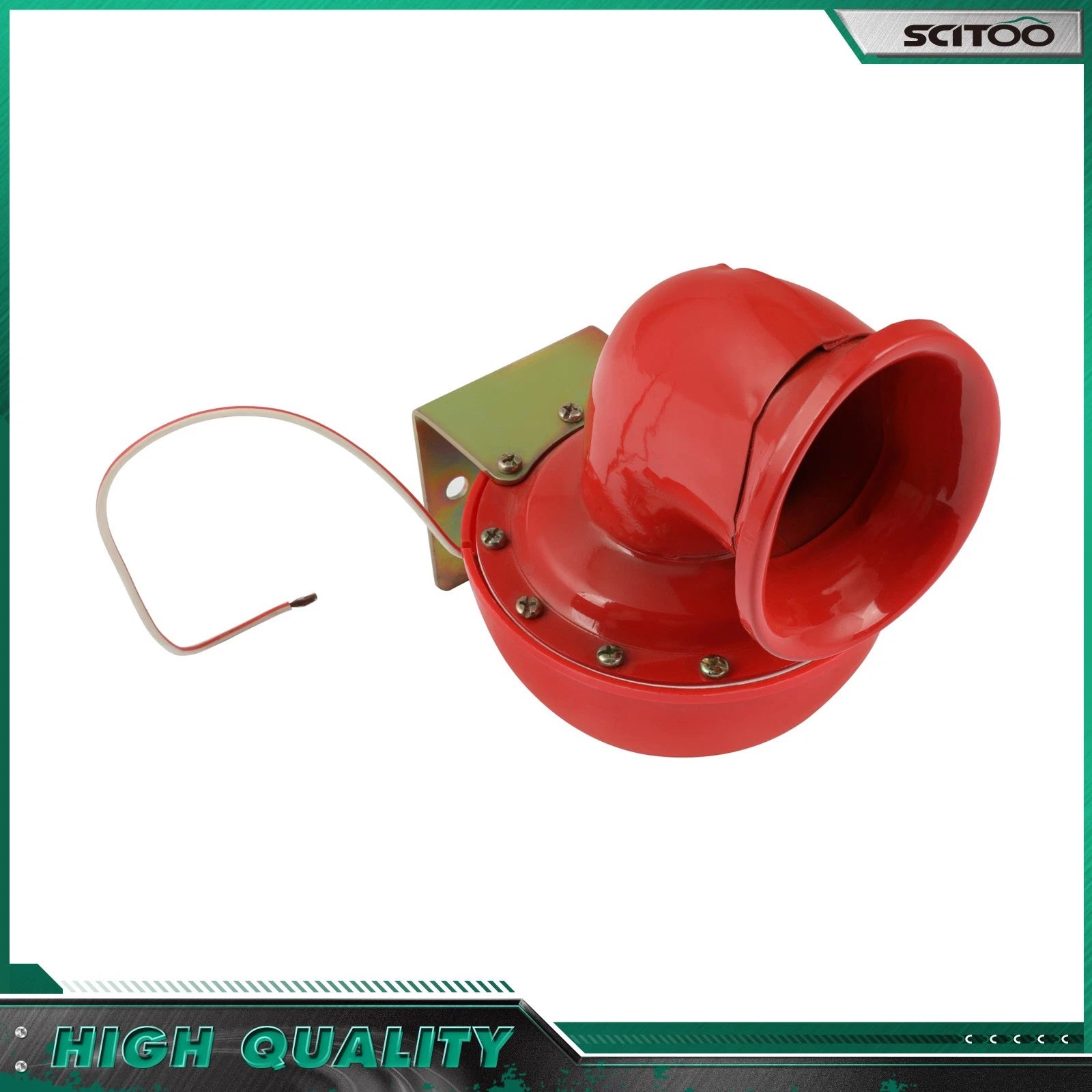Electric Bull Sound Horn for Car Motorcycle Boat SUV RV (SCITOO)