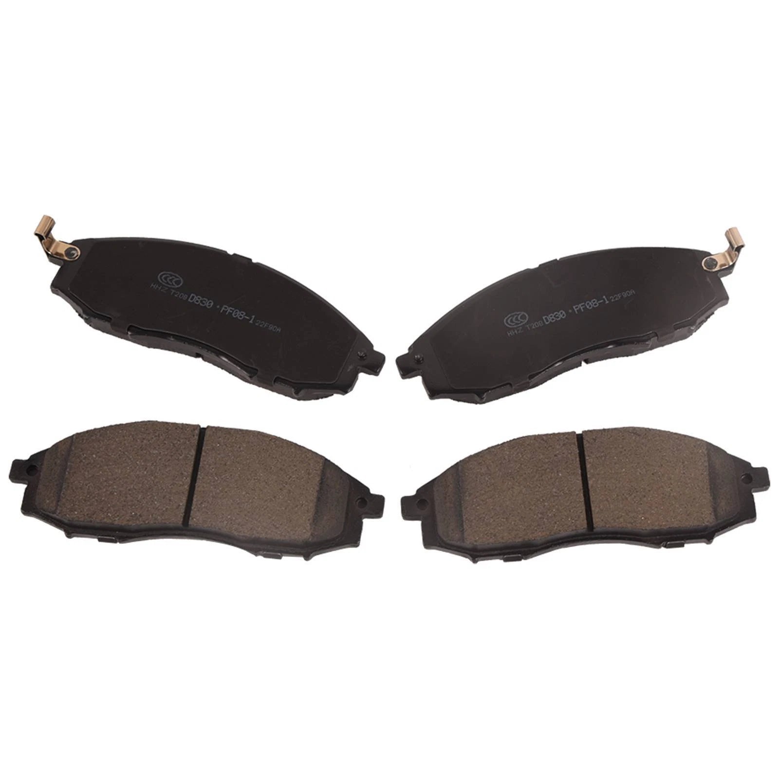 Front Ceramic Disc Brake Pads for Nissan Xterra Frontier (2000–2004)