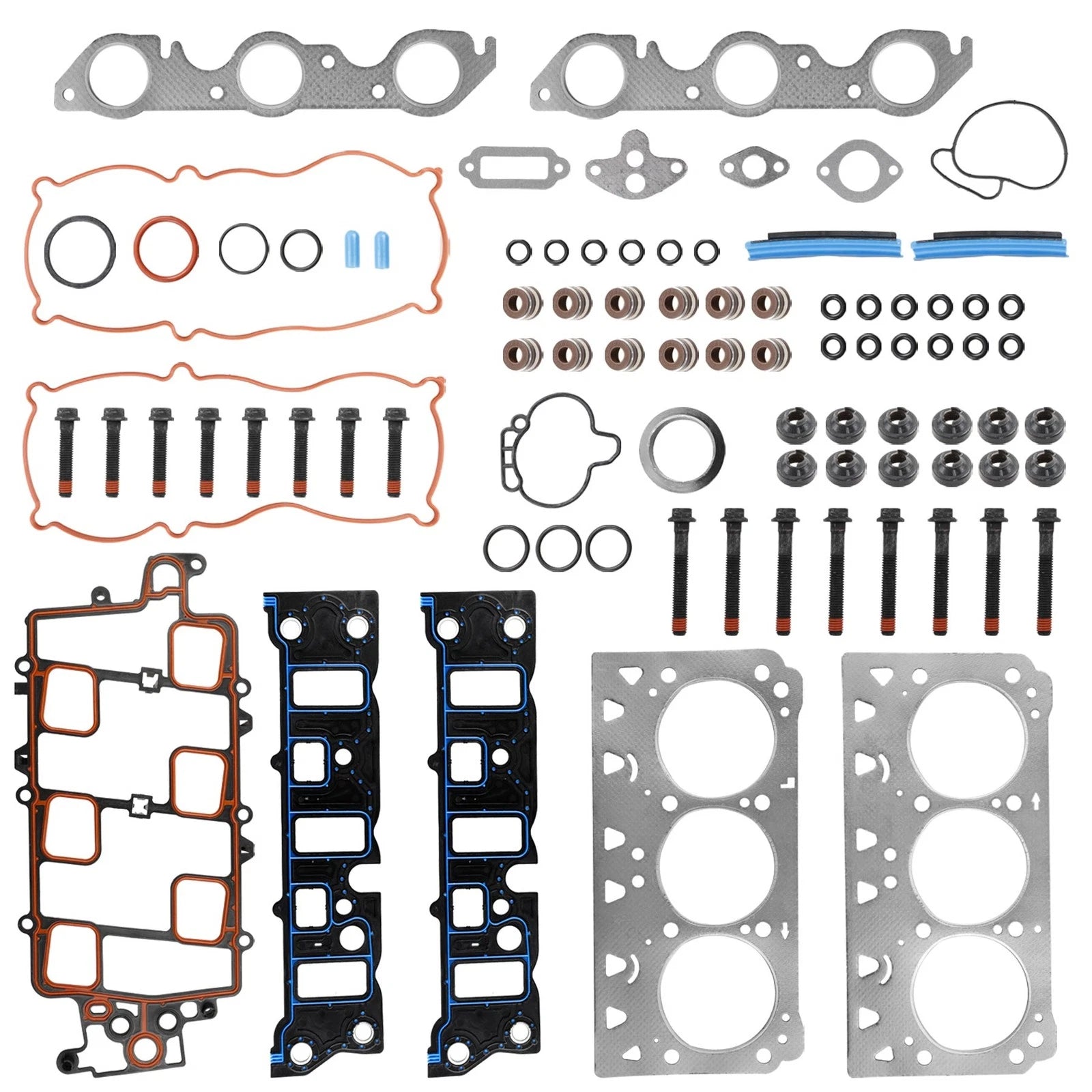 3.8L MLS Head Gasket Set with Bolts for Chevrolet Impala Pontiac Buick (1997–2005)