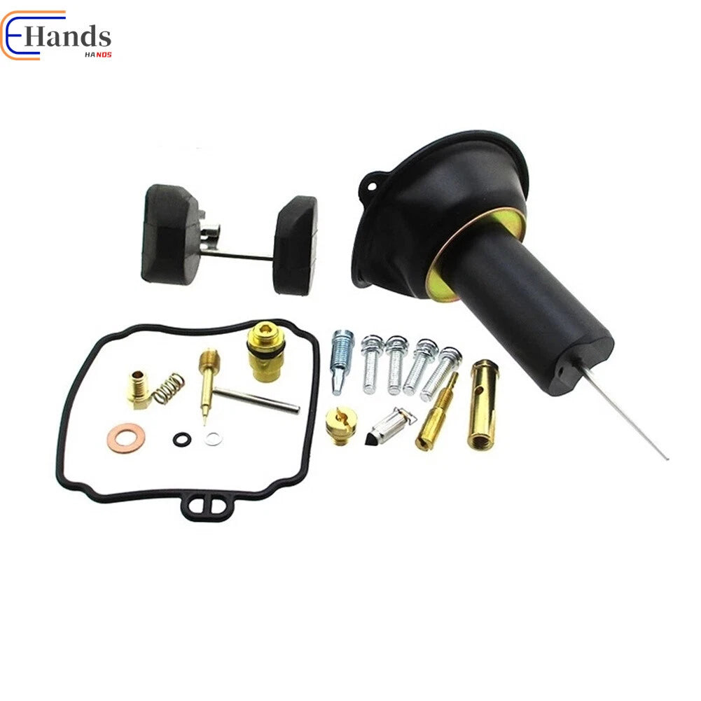 2X Carb Repair Kit Float Plunger Diaphragm for Yamaha XVS650 (1998–2016)