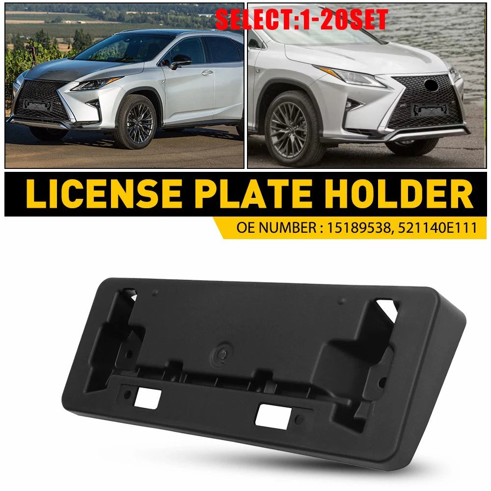Front License Plate Frame for Lexus RX350/RX450h (2016–2019) Black