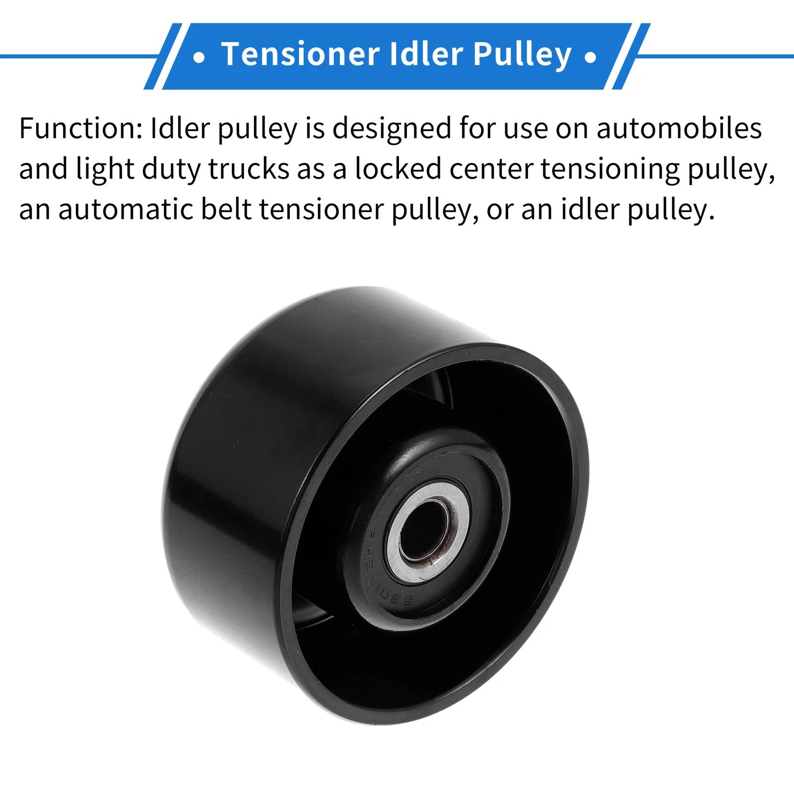 Drive Belt Idler Pulley for Nissan Versa (2009–2011, 2014–2018) No. 11927ED00B