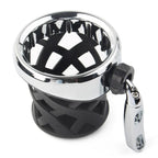 Handlebar Cup Holder Drink w/Mesh Basket for Harley Dyna, Fatboy, Tour Glide