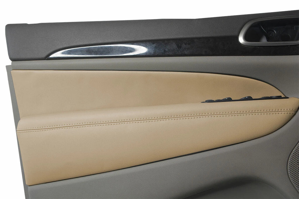 Front Insert Door Panel Cover Leather for Jeep Grand Cherokee (2011–2019) Beige