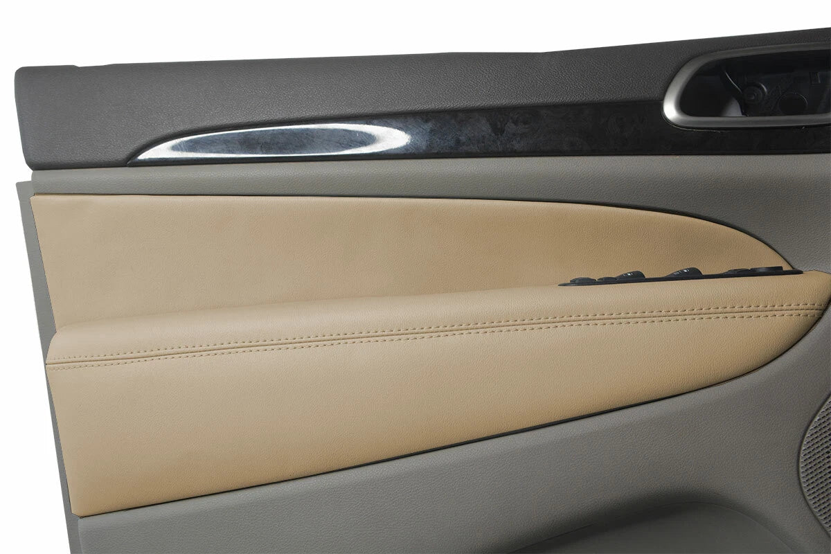 Front Insert Door Panel Cover Leather for Jeep Grand Cherokee (2011–2019) Beige