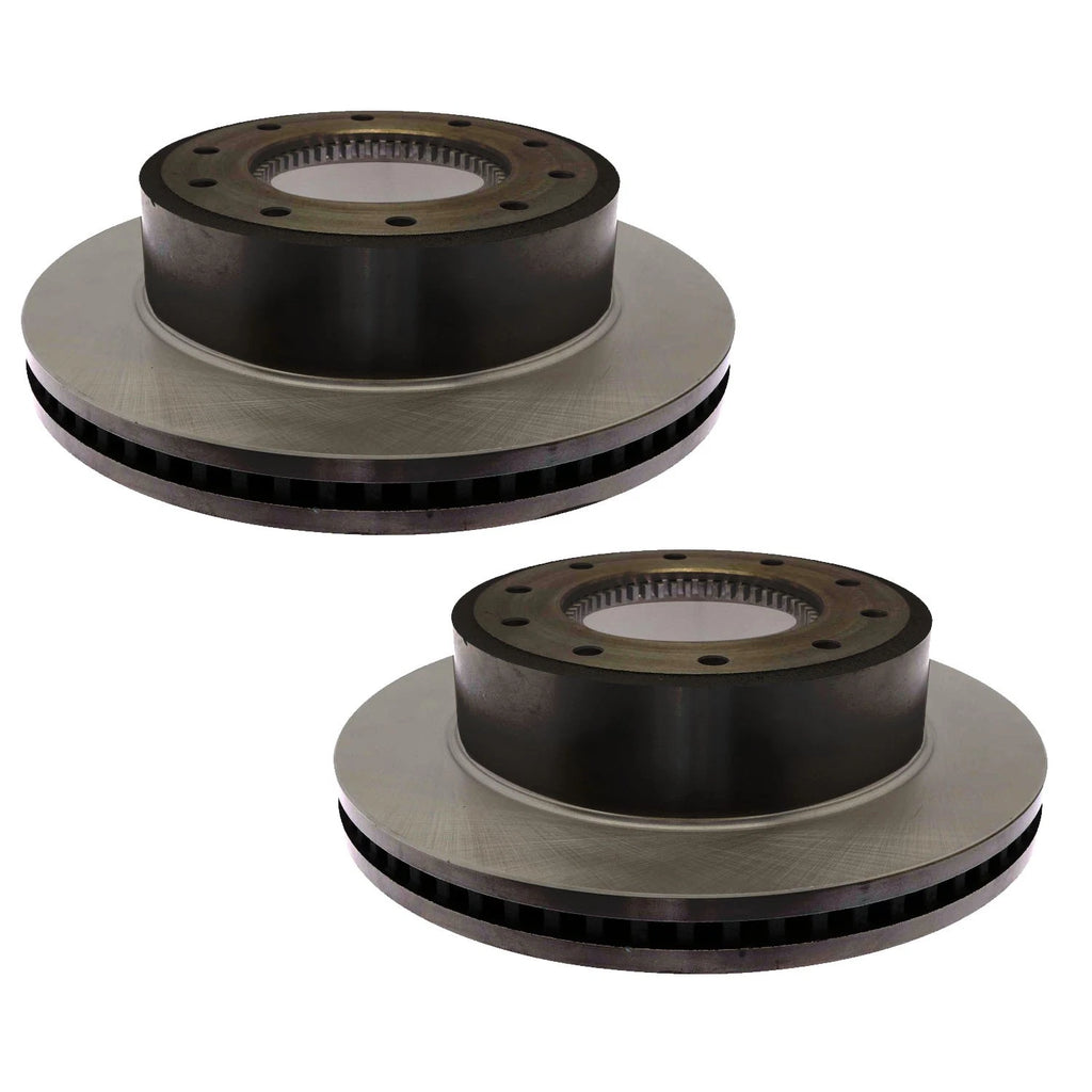 2X Rear E-Coated Disc Brake Rotors 390mm for GMC C4500 C5000 (2003–2009)