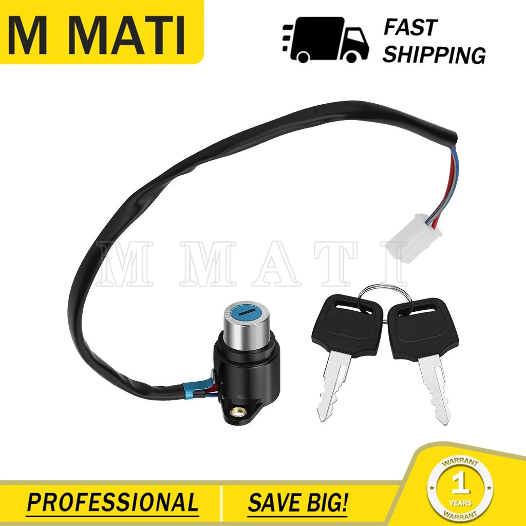 Ignition Key Switch Assy for Honda VT750C Ace (1998–2003) 35100-MBA-610