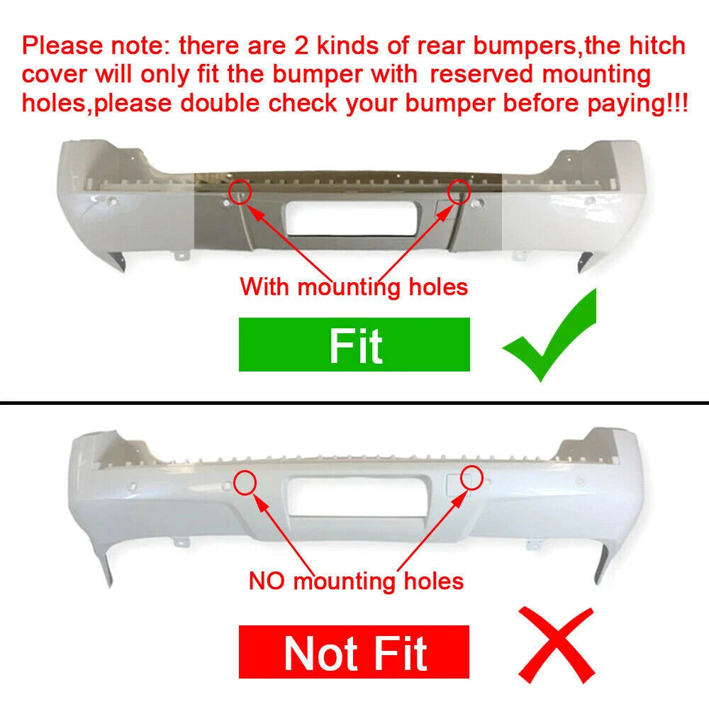 Rear Bumper Hitch Cover for Cadillac Escalade ESV, Chevrolet Suburban (2007–2014)