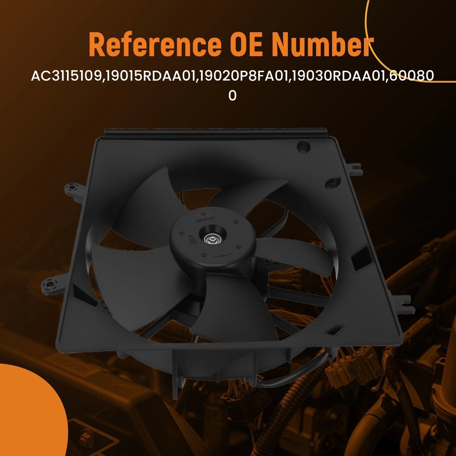 Engine Cooling Fan Assembly for Acura TL (2004–2008)