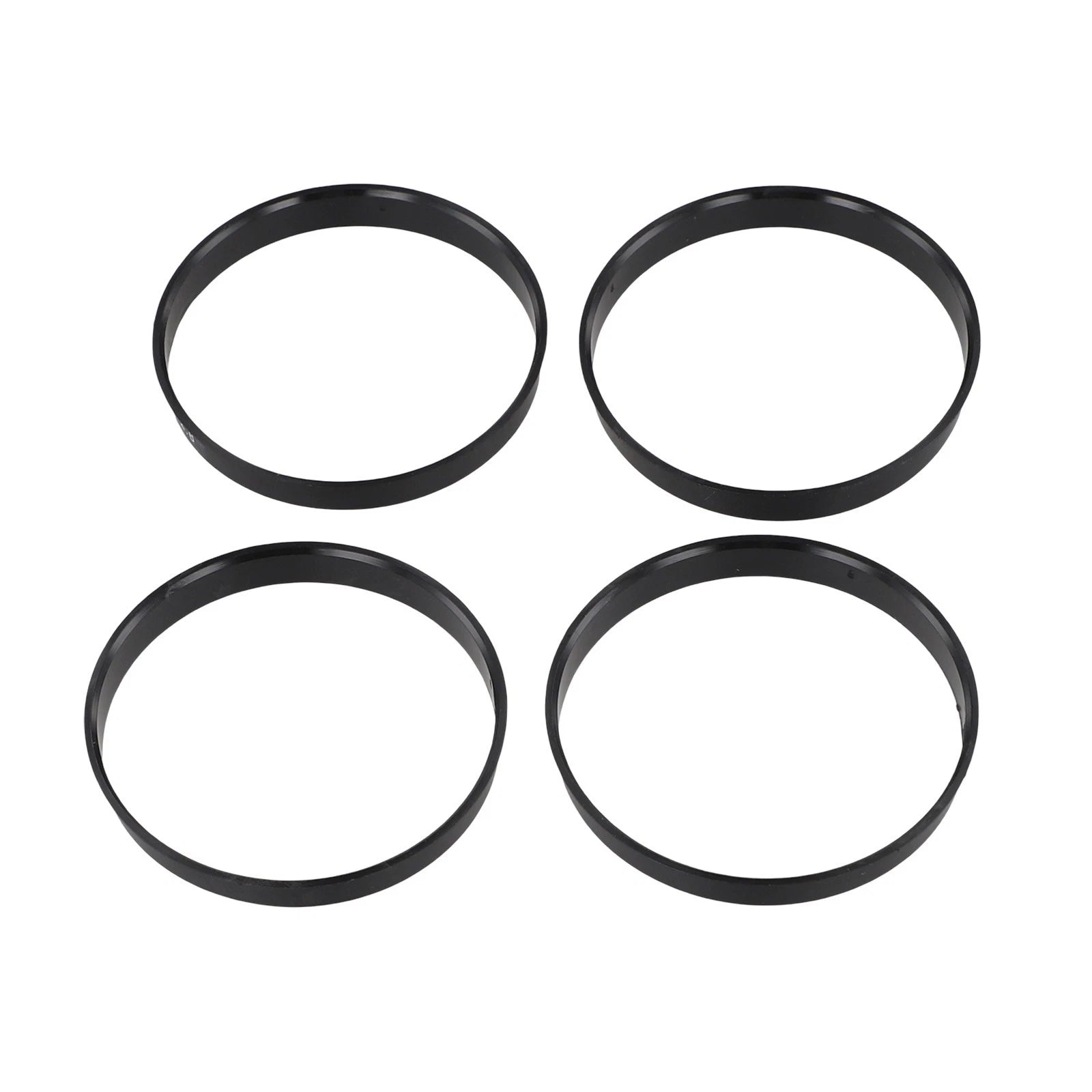 Set of 4 Hub Centering Rings 74.1 x 72.6 mm for Secure Setup