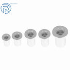 150 Pack Aluminum Rivet Nut Kit for Standard Inch SAE (Imperial)