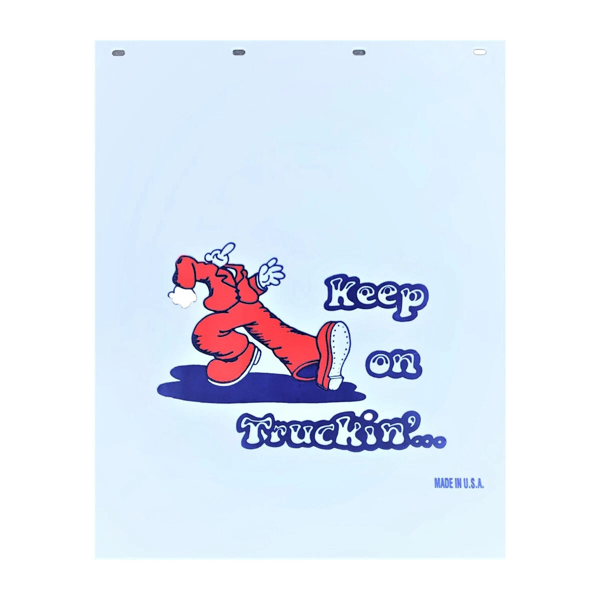 24" x 30" Poly Mud Flaps for Semi Truck (Keep on Truckin') - Pair