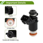 Fuel Injector No. 16450PLC003 for Honda Civic Si 2.0 (2002–2005) 1 Pc Black