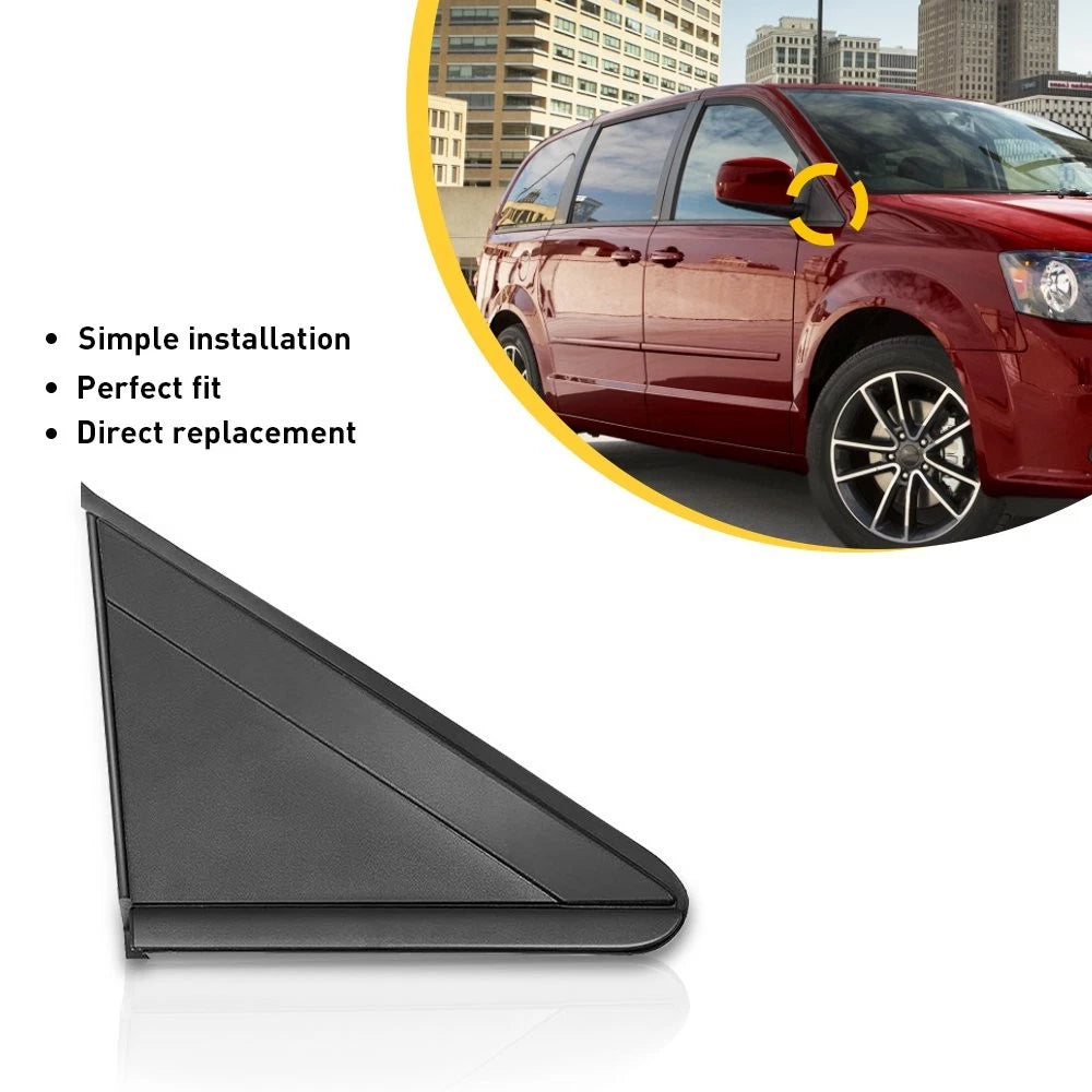 Side Passenger Flag Mirror Applique for Chrysler Town & Country (2008–2019)