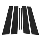 6 Pcs Door Pillar Window Trim for Lexus CT200 CT200h 2011-2012 Black