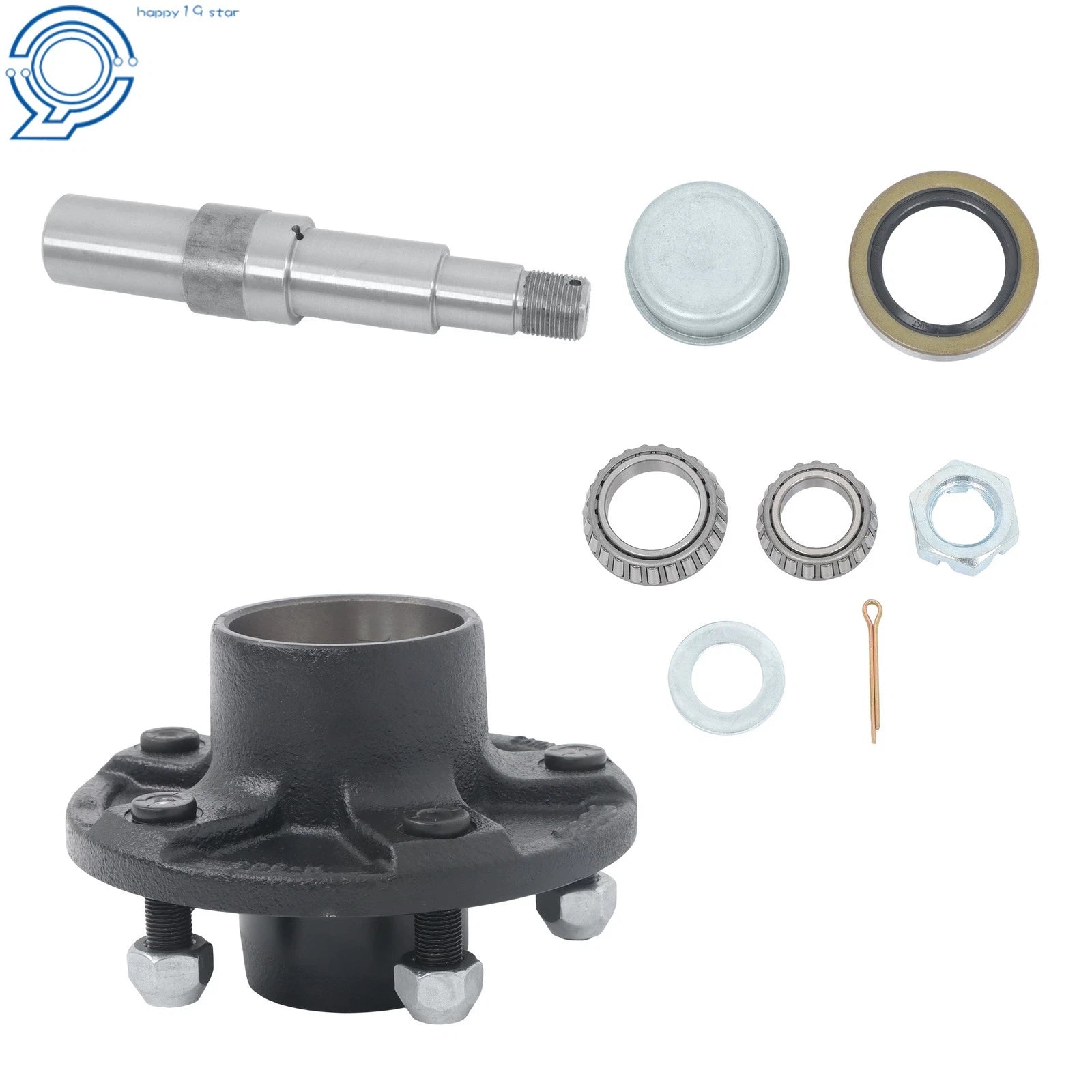 Spindle for 3500 lbs Trailer Axle (5 on 5)