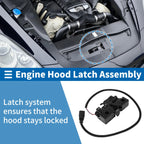 Hood Latch Assembly for Volkswagen Jetta (2011–2018) No. 3ED823509