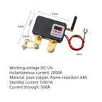 Wireless Remote Control Button for Universal Voltmeter Display