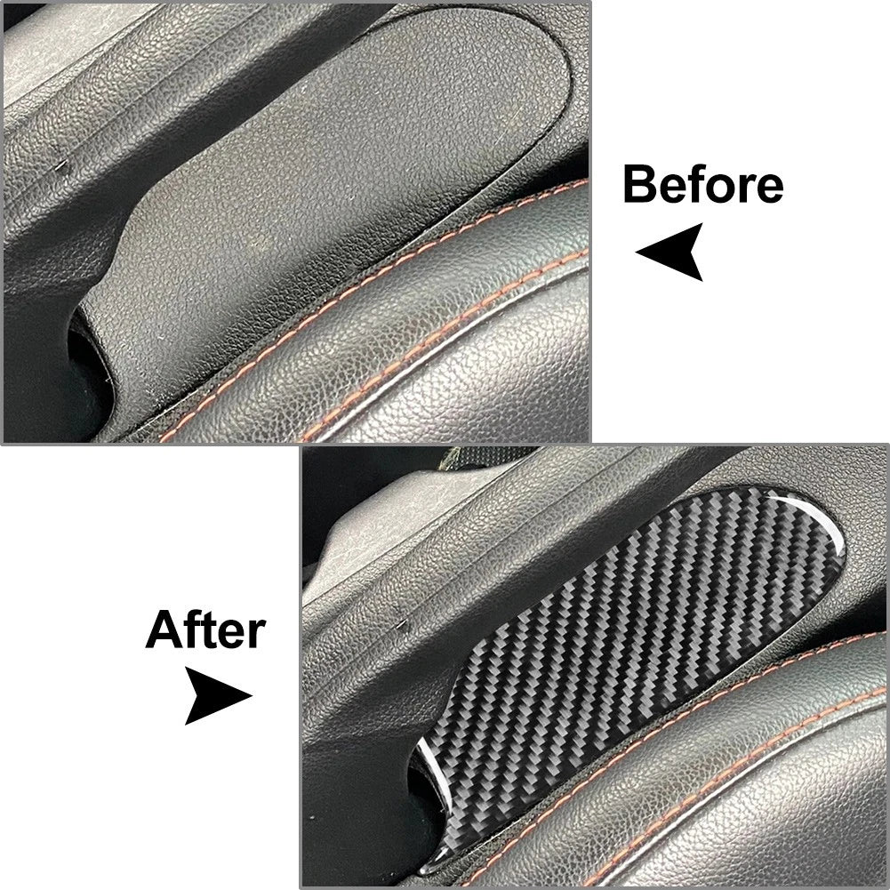 Handbrake Base Panel Cover Trim for Hyundai Veloster JS (2019–2023) Carbon Black