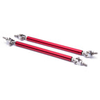JDM Red Adjust Front Bumper Lip Splitter Strut Rod Tie Support Bars for Lexus (YYYY-YYYY)