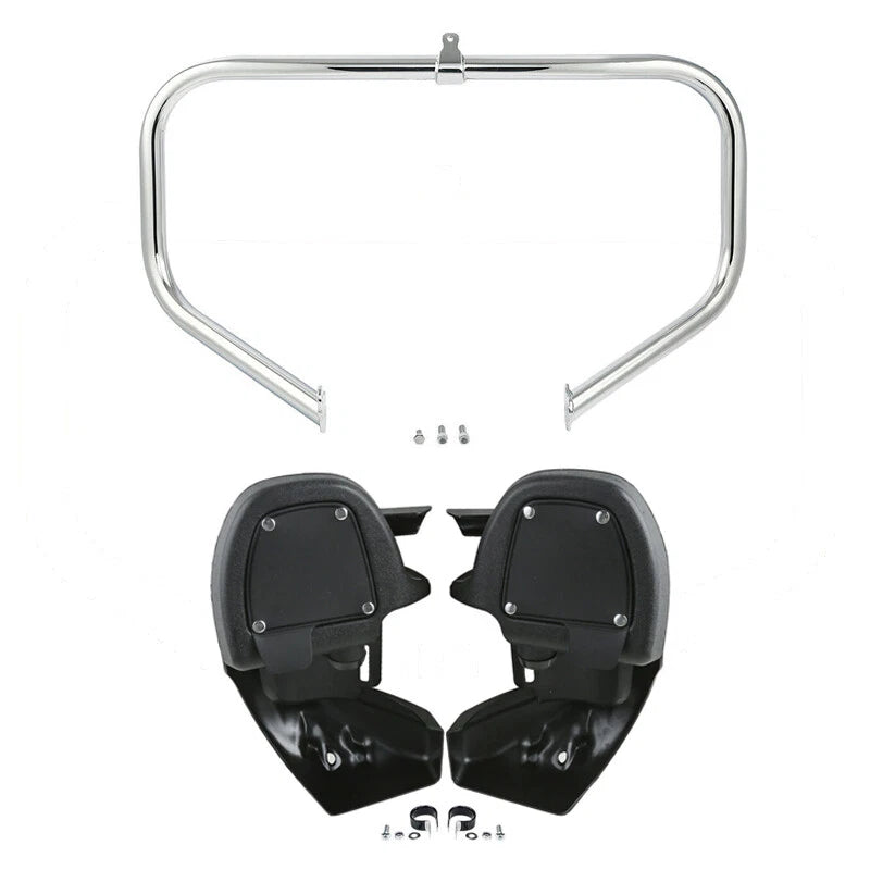 Lower vented fairings & engine guard crash bar for Harley Road Glide (2009–2013)