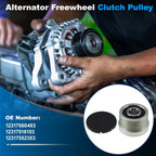 Set of 1 Alternator Freewheel Clutch Pulley for BMW Z4 3.0 (2006–2008)
