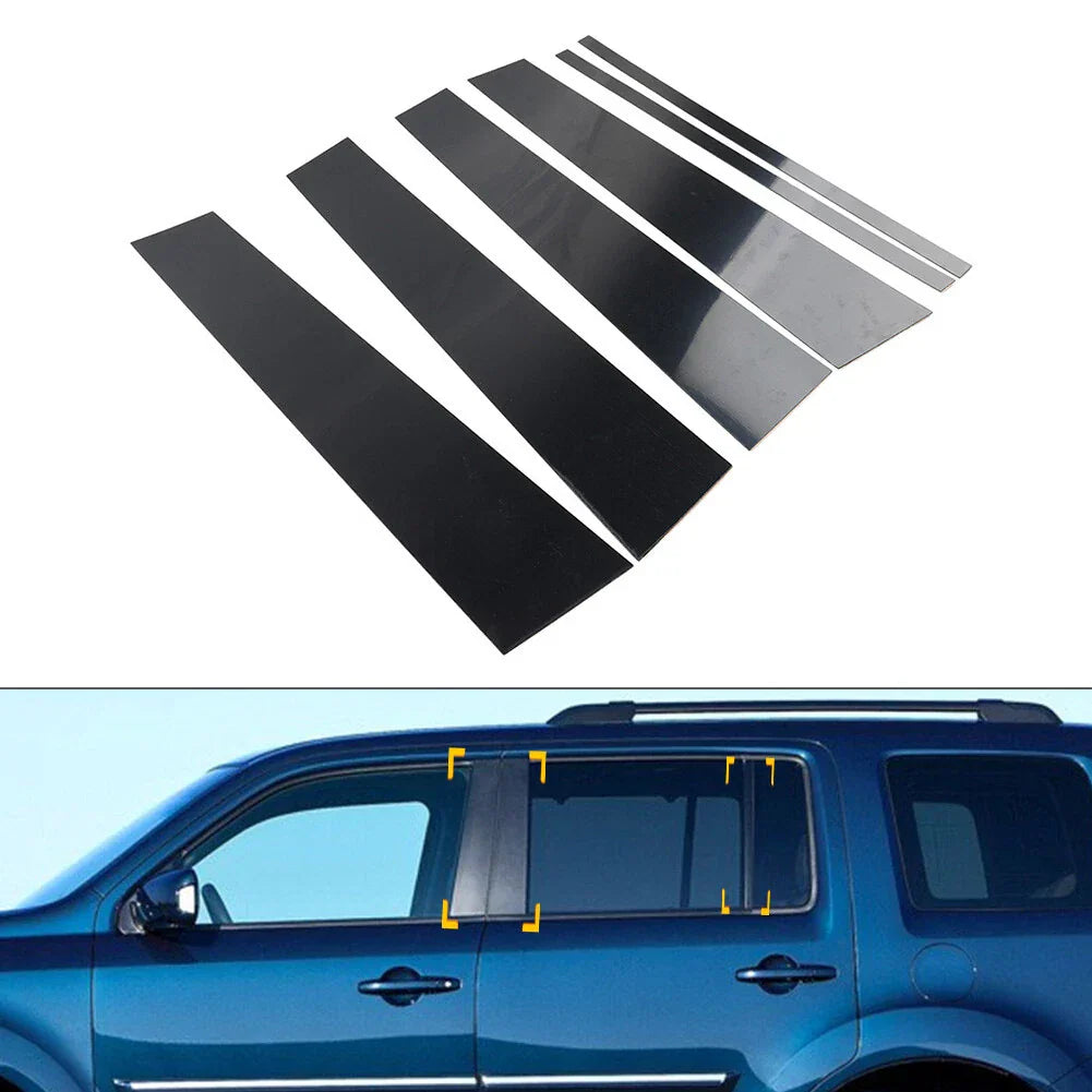 Pillar Door Window Cover Trim for Honda Pilot Ridgeline (2009-2015)