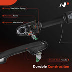 Front Right Smooth Black Exterior Door Handle for Honda Accord (2003–2007)
