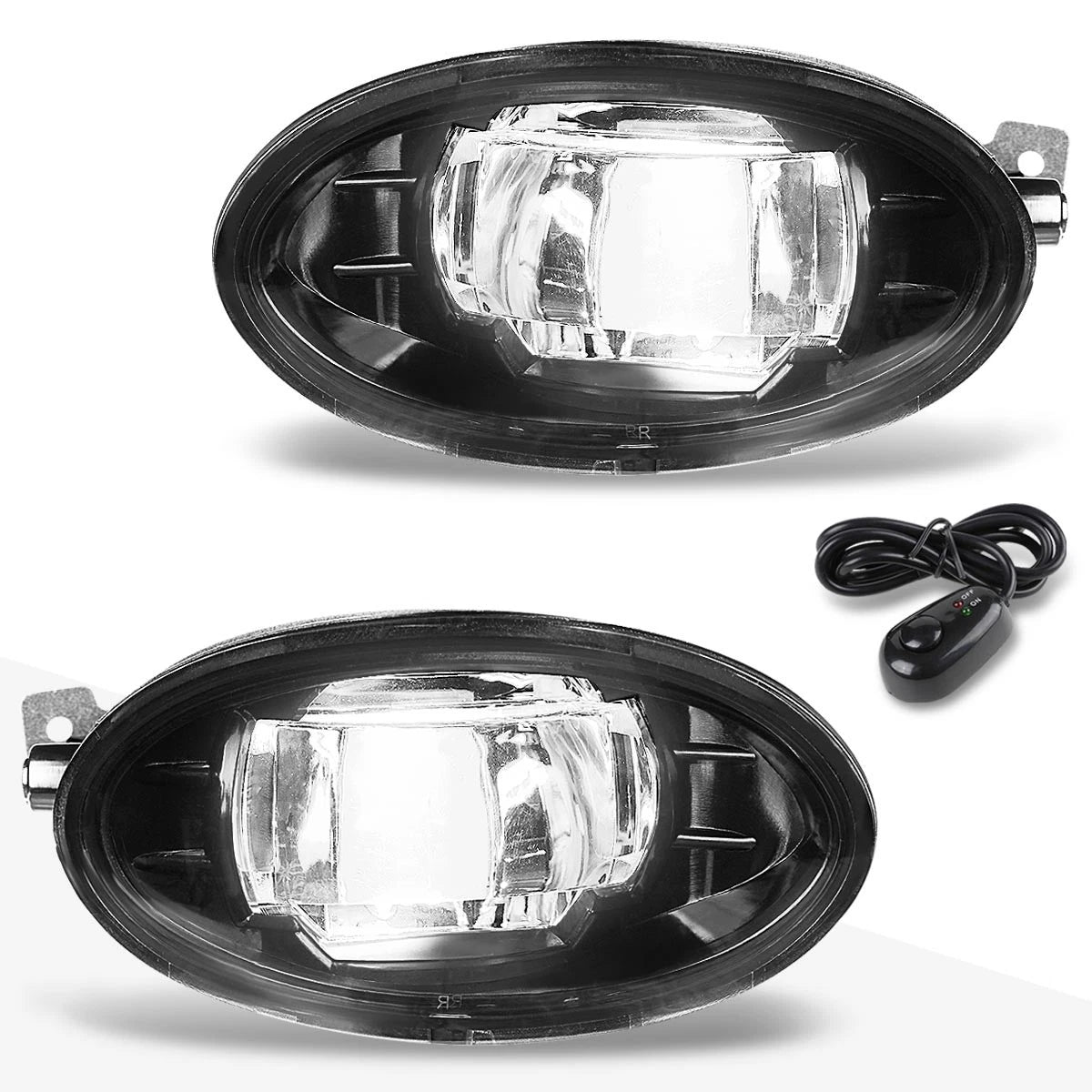 Clear Lens Front Driving Fog Lights for Honda Civic/Accord (2008–2013)