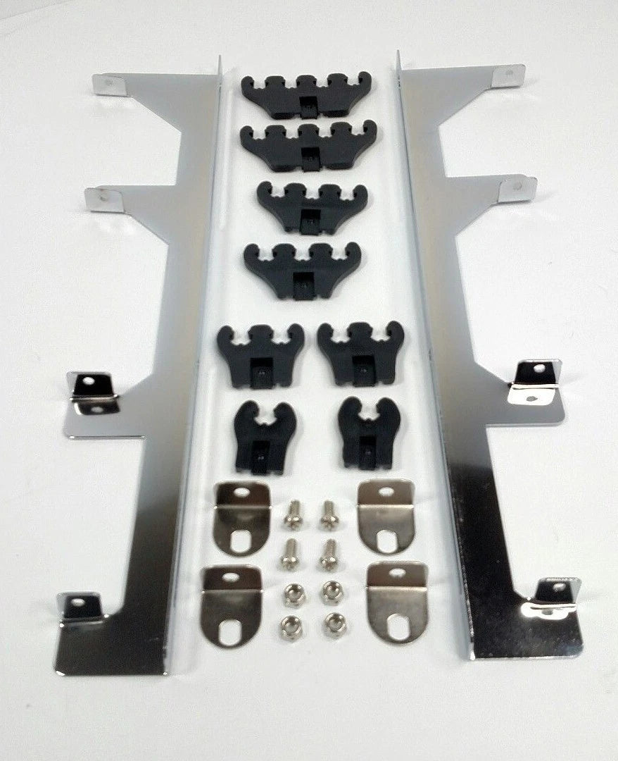 Spark Plug Wire Separators for Chevrolet SBC SBF Linear Black Holders (1955–1997)