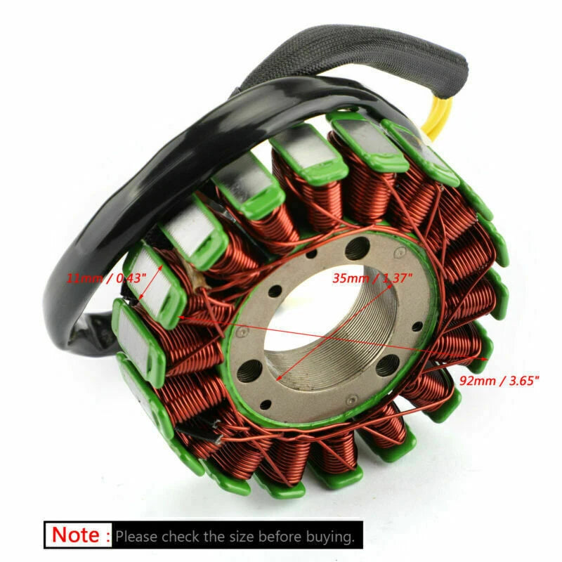 Stator Coil 18 Pole for Kawasaki KLF220 Bayou 220 (1996–2002) KLF250 Bayou 250 (2003)