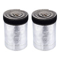 2PCS Metallic Heat Shield Sleeve for Wire Hose Wrap (1.25"–3FT) for Universal (2010–2025)