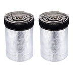 2PCS Metallic Heat Shield Sleeve for Wire Hose Wrap (1.25"–3FT) for Universal (2010–2025)