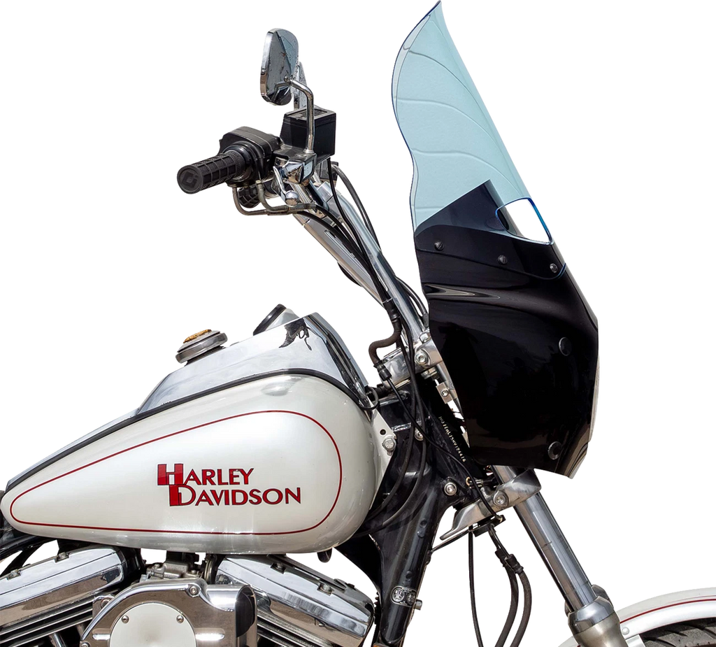 Klock Werks Ice Flare Windshield for Road Warrior Fairing (15", Blue Ice)