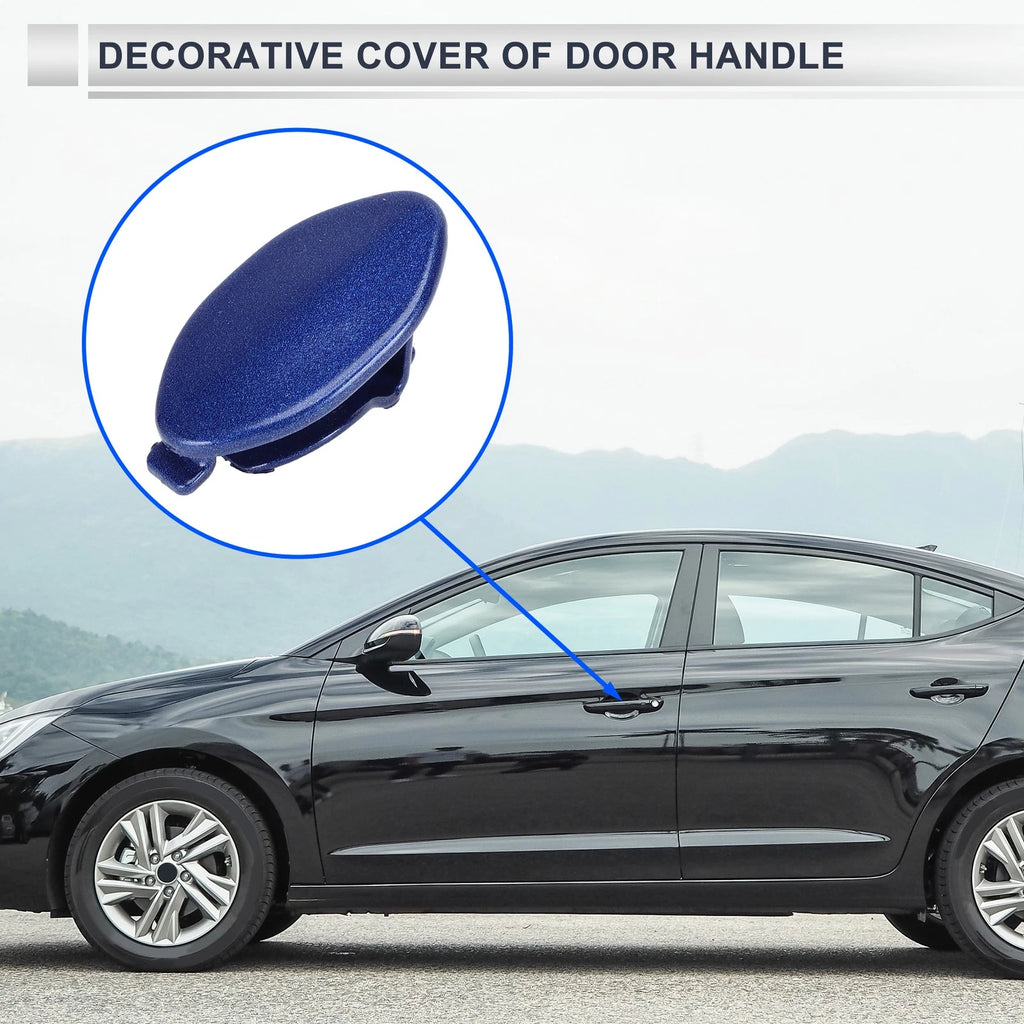 Front Left Door Knob Cover for BMW 5-Series G30 G38 (2018–2023) No. 51217489341 Blue