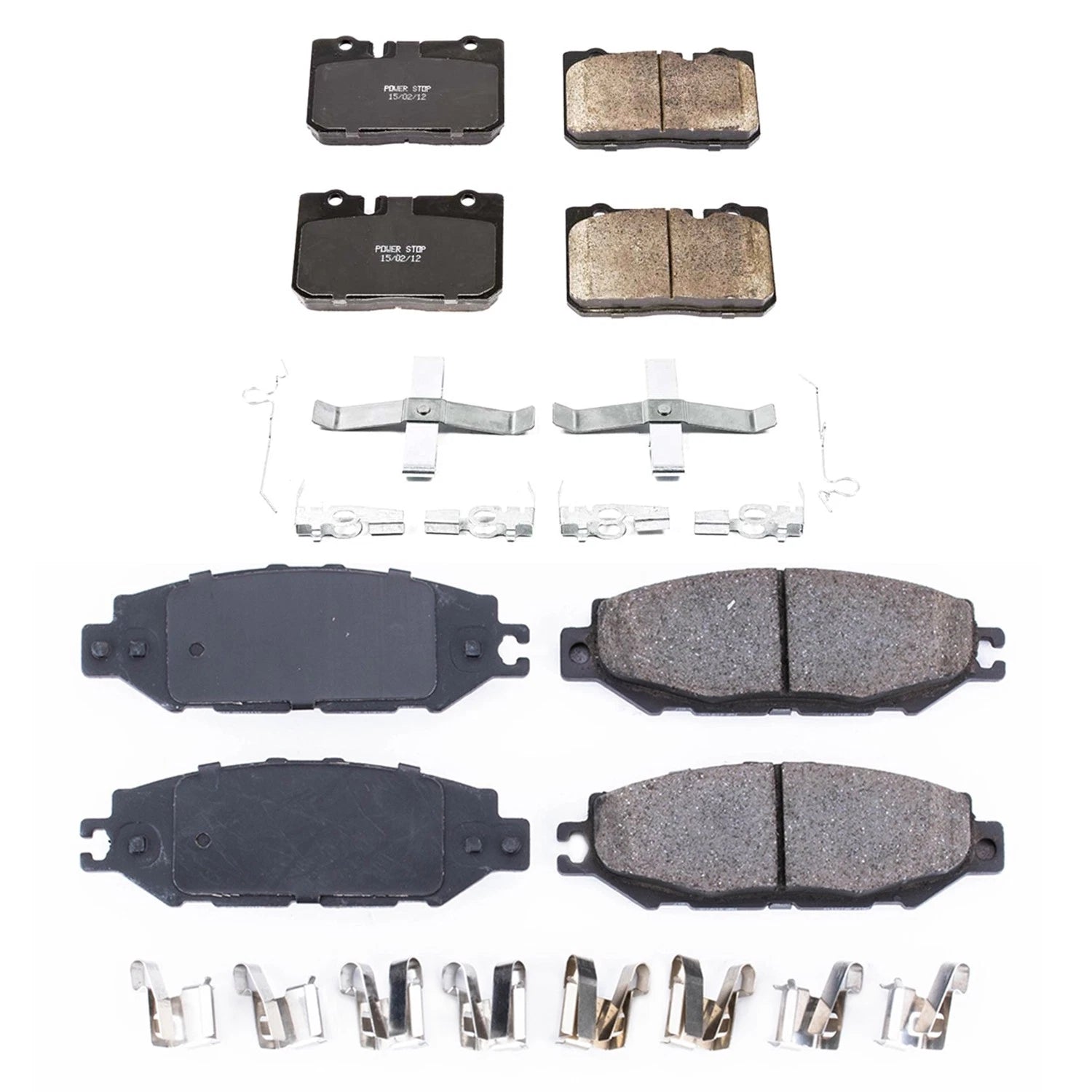 PowerStop Z17 Low-Dust Ceramic Disc Brake Pad Kit for LS400 (1995–2000)