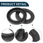 Set of 5 Oil Seal Ring 45x70x10mm NBR Rubber for Rotary Shaft