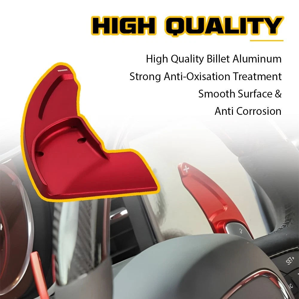 Steering Wheel Shift Paddle AC Switch Knob Trim for Challenger Charger (2015–2021) EPY