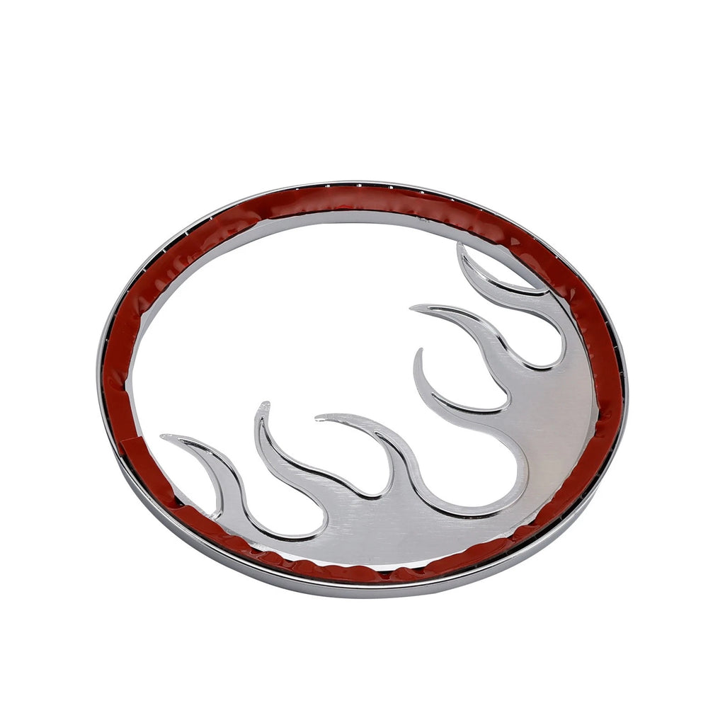Flame Speaker Grills Accent Trim for Electra Glide Ultra Classic (Chrome)