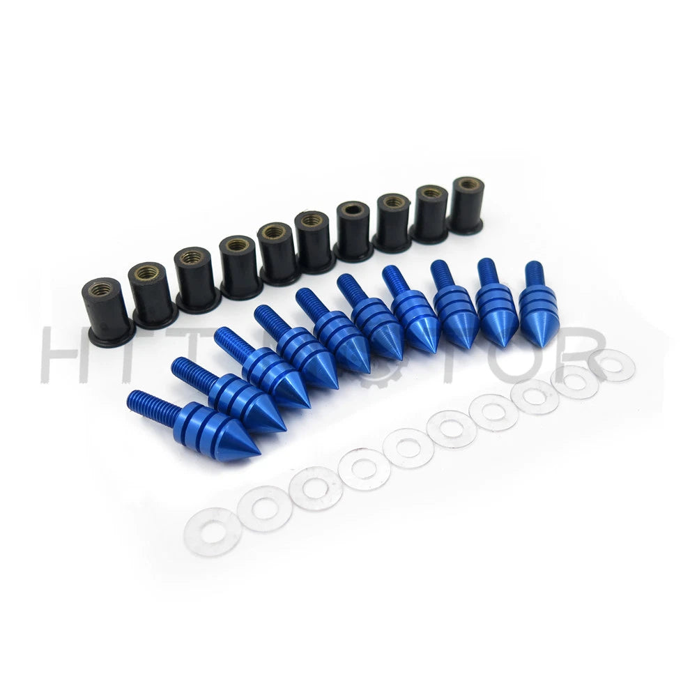 10X Windscreen Windshield Bolts Screw Kit for Honda Suzuki Yamaha Kawasaki