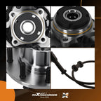 Front Hub Pair for Ford F250-F550 (1999–2004) 4WD 8 Lug ABS