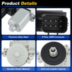 Front Right Power Window Motor for Ford Expedition (2008–2017) 8 Pin